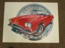 Harold James Cleworth’s a great automobile artist with certificate of authenicity